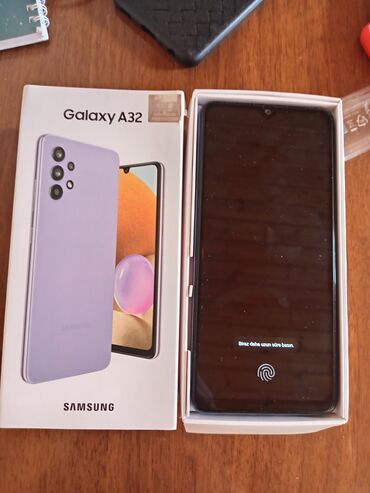 İnformatika: Samsung Galaxy A32, 64 GB, rəng - Çəhrayı, Zəmanət, Sensor, Barmaq izi