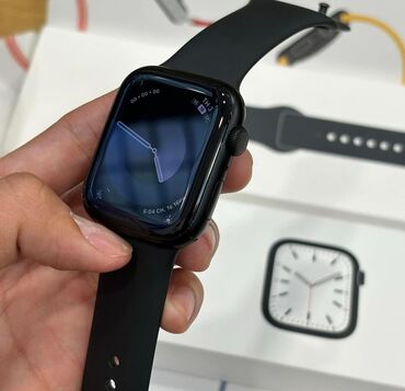 apple watch series 5 qiymeti: Yeni, Smart saat, Apple, rəng - Qara