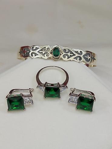 Серебряные наборы украшений: Серебряный Набор+ Билерик Серебро 925 пробы Размеры имеются Набор at lalafo.kg — 8 Серебряные наборы украшений: Серебряный Набор+ Билерик Серебро 925 пробы Размеры имеются Набор — 8