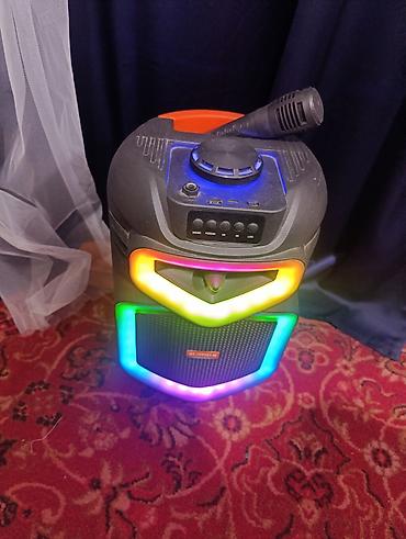 Динамики и колонки: Портативная акустическая система с RGB‑подсветкой и микрофоном - — 4