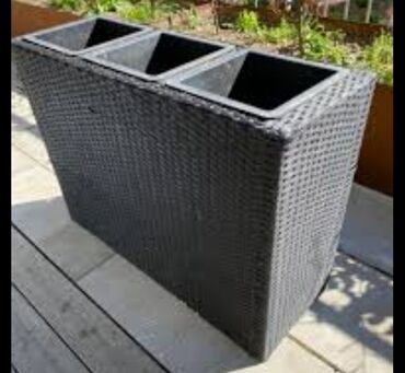 Baštenska dekoracija: Pletena Bastenska Zardinjera NOVO za Terasu i Bastu AKCIJA Cene nisu — 11