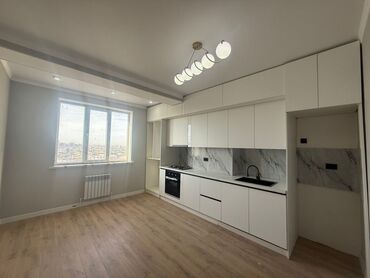 1 комнатная квартира токмок: 2 комнаты, 60 м², Элитка, 8 этаж, Евроремонт