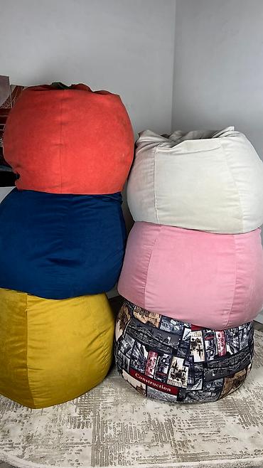 Бинбэги: Бинбэг, Новый, Самовывоз, Бесплатная доставка, Платная доставка, цвет - Серый — 7