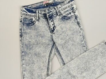 Children's jeans 14 years, height - 164 cm., Cotton, condition - Ideal