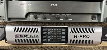 səs gücləndiricilər: EGO markasına aid CA 4.10 Professional Power Amplifier modeli. Bu