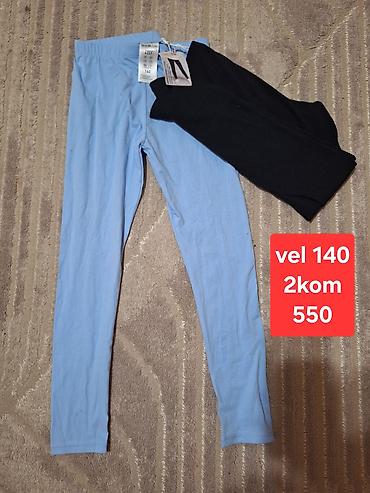 svecane haljine za bebe devojcice: Dečije helanke – set 2 komada - Veličina: 140 (označeno na etiketi) - — 1