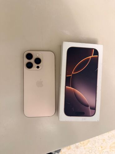 Apple iPhone: IPhone 16 Pro, 128 GB, Desert Titanium, Face ID — 1