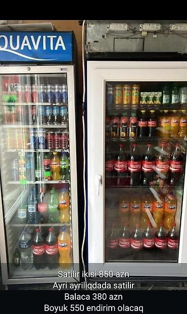 Soyuducu avadanlığı: Vitrin Soyuducu 2 ededdir balacasi 380 azn boyuyu ise 550 azn — 1