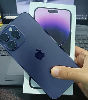 ipon 11 pro: IPhone 14 Pro Max, 256 GB, Deep Purple, Barmaq izi, Simsiz şarj, Face ID — 2