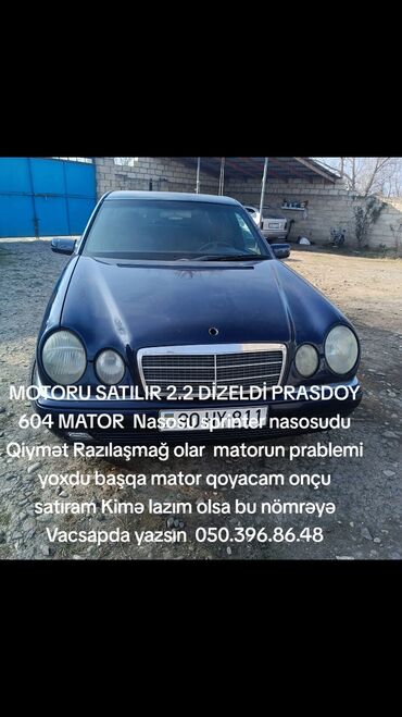 Motor üçün digər detallar: Mercedes-Benz V210, 2.2 l, Dizel, 1996 il, Orijinal, Almaniya, İşlənmiş