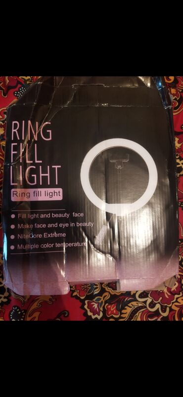 кароке микрофон: Кольцевая светодиодная лампа Ring Fill Light HX-260 - Диаметр: 26 см