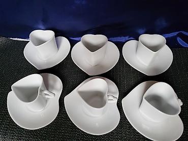 Kuhinjski setovi: Soljice za kafu,vintaz porcelanske. Soljice za kafu,nigde okrzane — 5