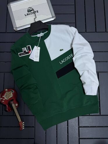 Duksevi: Muški duksevi – premium brendovi - Lacoste bluza: model sa okruglim — 18