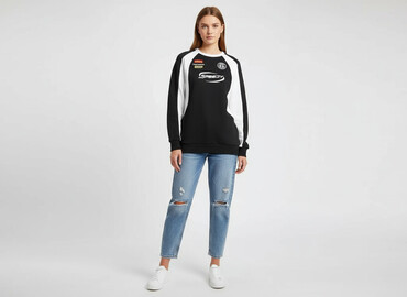 bershka bluzy wyprzedaż: Shein, Women`s sweatshirt, size XS