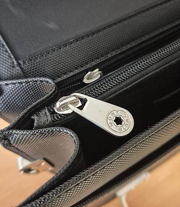 Çantalar: Premium kişi portfeli "MONTBLANC" brendi (original) – klassik ofis — 3