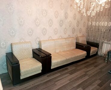 Mətbəx mebeli: İşlənmiş, Divan, 2 kreslo, Bazalı, Açılan