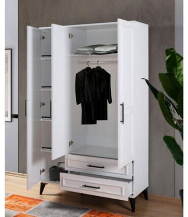 Dolablar: Yeni, Açılan, 3 qapılı Düz dolab, Qarderob, paltar dolabı, Azərbaycan — 2