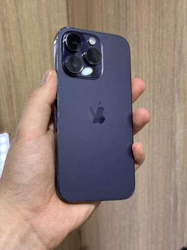 айфон ош: IPhone 14 Pro, Б/у, 256 ГБ, Deep Purple, Коробка, 87 %