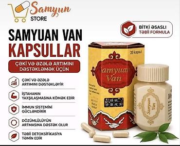 artego sac boyasi: Samyuan Van kapsullar Bitki əsaslı, təbii formula. Qutuda 20 kapsul — 1