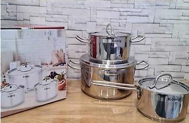 lidl pult: Vrhunski set posudja 6/1 Nerđajući čelik i aluminijum. INOX — 1