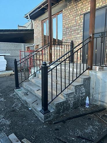 Изготовление перил: Изготовление перил Материал: Кованное железо, Наружные, Бесплатный замер — 20