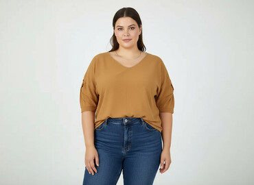 Bluzki: Bluzka damska, rozmiar 6XL