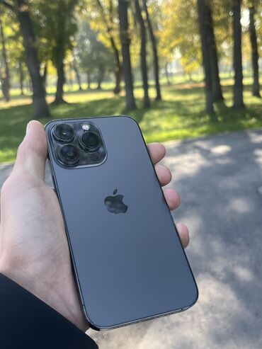 редми ми 10 ультра: IPhone 13 Pro, Колдонулган, 256 ГБ, Black Titanium, Коргоочу айнек, Каптама, 94 %