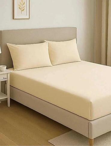 Posteljina: Elastična navlaka za dušek (fitted čaršav) sa jastučnicama - — 13