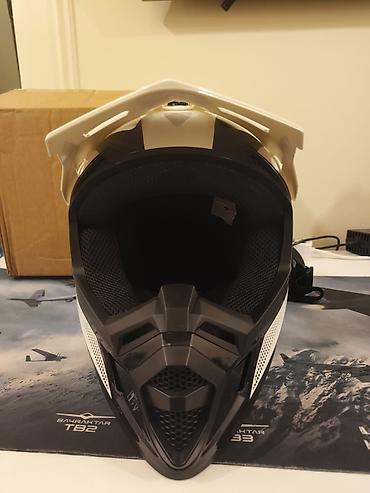 Moto geyim: Moto Moped Velosiped üçün Kask satılır yenidir işlənməyib üstündə — 3