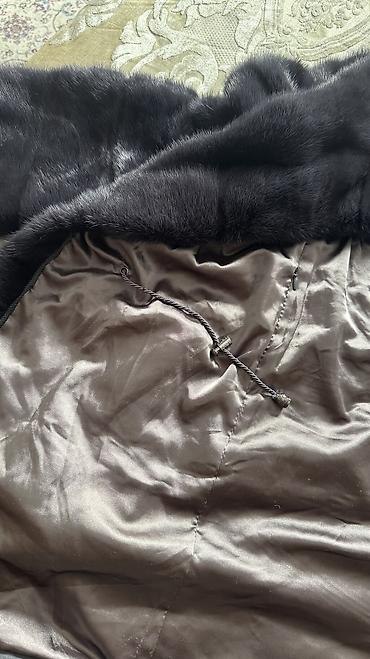 черные часы: Шуба, Норка, По колено, Трансформер, S, XS, 2XL — 9