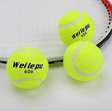 Tennis topu "Weilepu 606"Sadə Weilepu 606 3 lü İpli Tennis Topu var
