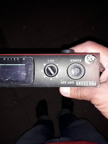 audio mikser: PROSOUND UHF 200 – simsiz mikrofon sistemi üçün qəbuledici — 1