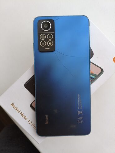 корпоративные симки: Redmi, Redmi Note 12 Pro+ 5G, Колдонулган, 256 ГБ, түсү - Көгүлтүр, 2 SIM