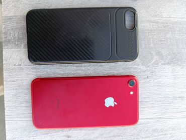 Apple iPhone: IPhone 7, 128 GB, Qırmızı, Barmaq izi