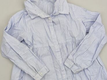 sukienki letnie długie białe: Shirt 7 years, condition - Very good, pattern - Striped, color - Light blue