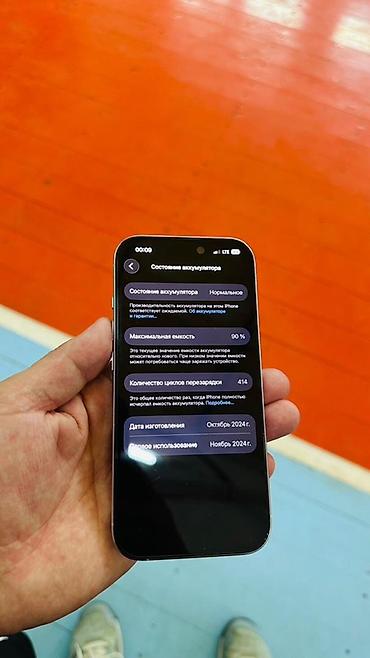 macbook 2008: IPhone 15 Pro, Б/у, 256 ГБ, Белый, 90 % — 1