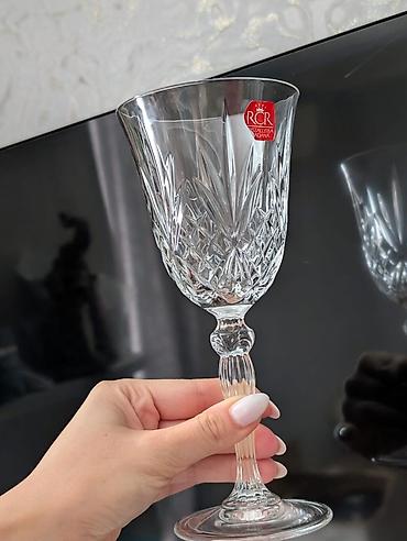 Qədəhlər, rəng - Ağ, Xrustal, İtaliya lalafo.az -da Qədəhlər, rəng - Ağ, Xrustal, İtaliya