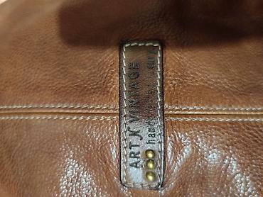 Поясные сумки, бананки: Сумка из натуральной телячьей кожи,цвет коричневый,"Арт Винтаж" сумка — 7