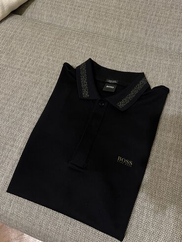 поло рубашки: Рубашка L (EU 40), цвет - Черный