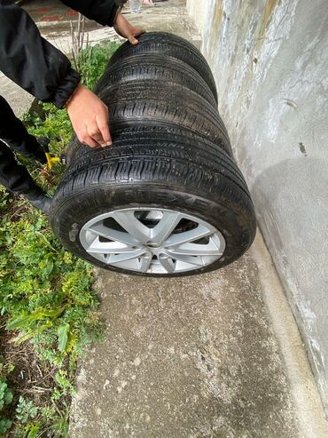 Колеса в сборе: Колеса в сборе 215 / 55 / R 17, Лето, Б/у, Комплект, Легковые, Литые, отверстий - 5 — 8