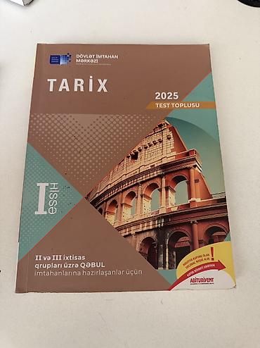 Testlər: Məhsul: “Tarix – 2025 Test Toplusu”, I hissə Nəşriyyat: Dövlət — 1