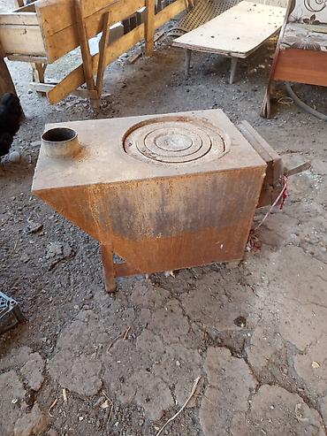 мойка с тумбой для кухни купить: Металлическая печь-буржуйка с варочной поверхностью - Материал: сталь — 4