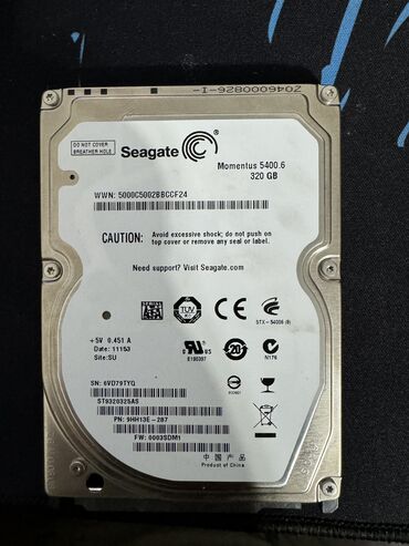 жесткий диск внешний toshiba 1 tb: Накопитель, Б/у, Seagate, HDD, 2.5", Для ноутбука