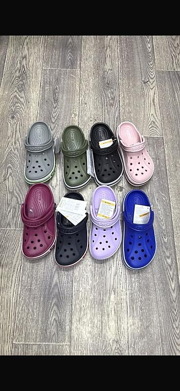 Сабо, 36, 37, 38, Crocs, Новый, цвет - Серый, Платная доставка