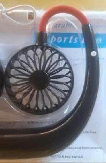 Mini prenosivi ventilatori: VENTILATOR ZA VRAT CRVENO-CRNI NOV RASHLADJIVAC ZA VRELE DAN | Cene — 17