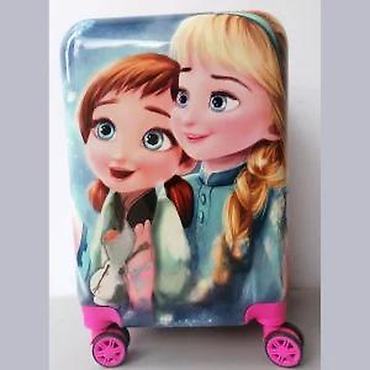 ljuba lukic deca: Dečji kofer na točkiće – motiv inspirisan crtaćem Frozen - Tvrda — 8