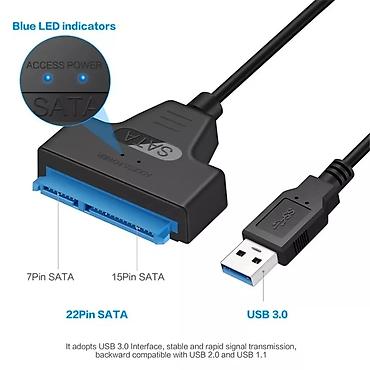 ssd 2: Адаптер SATA к USB3.0/Type-C для подключения 2.5 дюймового жёсткого — 3