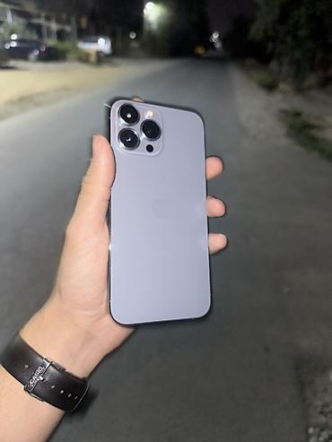 IPhone 13 Pro Max, Б/у, 512 ГБ, Sierra Blue, Защитное стекло, Чехол, В рассрочку, 100 %
