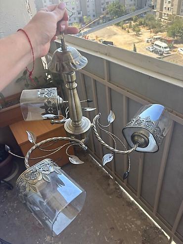 ciraq: Çılçıraq, 3 lampa, Metal — 1