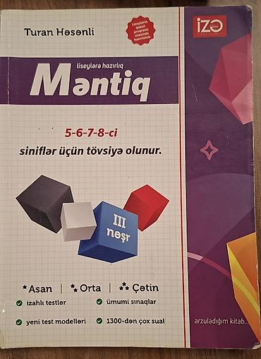 Kitablar və jurnallar: Riyaziyyat və Məntiq üzrə hazırlıq kitabları dəsti Dəstəyə daxildir: - — 4